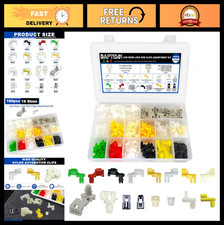160PCS Door Lock Rod Clips Assortment Kit, Door Lock Cylinder Retainer Clips, 16