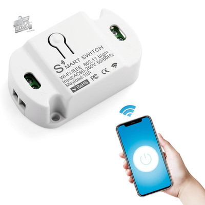 Smart WiFi Switch Alexa Google Home Tuya Lights Smart Life Voice Control