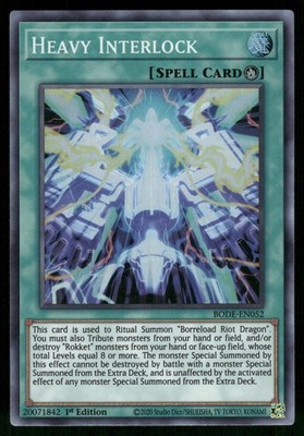 Heavy Interlock Super Rare Burst of Destiny BODE-EN052 NM