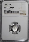 1960 Proof - Roosevelt Dime 10C - NGC PF67 Cameo (Monster Deep Cameo!!!) #338