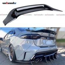 For 2020-2026 Toyota Corolla Sedan Glossy Black R Style Rear Trunk Spoiler Wing For 2020-2026 Toyota Corolla Sedan Glossy Black R Style Rear Trunk Spoiler Wing