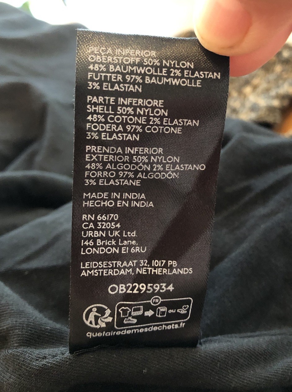 Free People Two Piece Set Size M Black And Brown 