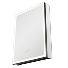Lighted Mirror Medicine Cabinet 20x28" Sensor Light Recessed or Wall Mount