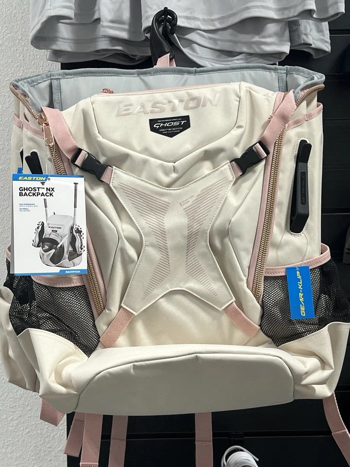 ¡NUEVO! Mochila Easton Ghost NX Fastpitch (crema/rosa/oro rosa) Foto 4 de 4