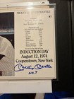 Mickey Mantle Autographed #7 inscription Hall of Fame Induction Card (JSA)