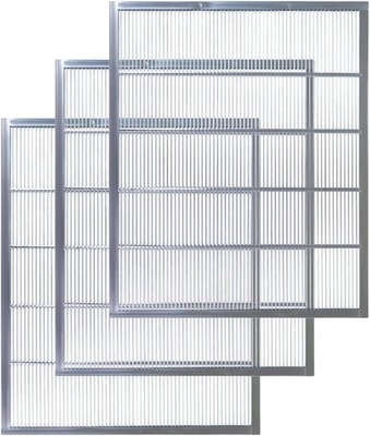 3Pcs Queen Excluder Metal Bee for 10 Frame Beehive silver 