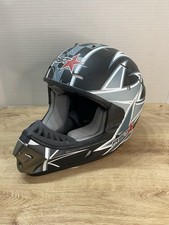 RST Off Road Motorcross Helmet Size XS 53-54 Black & White