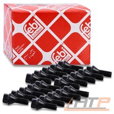 20x FEBI BILSTEIN RADSCHRAUBEN M12x1,5x26 mm VERZINKT SW17 RADBOLZEN RADSCHRAUBE