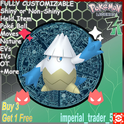 Pokémon Legends Z-A   Alpha Shiny Snover   Best 6IV Customizable