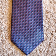 Geoffrey Beene Silk Tie Multi Color Geometric Men Necktie USA 58"x4"