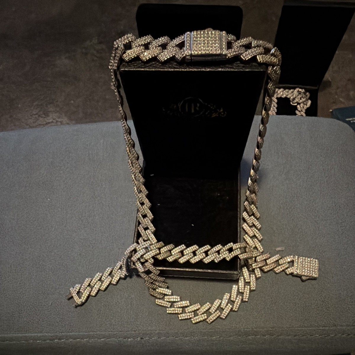 925 Sterling Silver Cuban Link Chain Bracelet, Silver, Box Clasp 