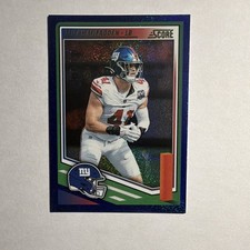 Panini Score 2025 Micah McFadden #216 New York Giants Blue Rookie Parallel /399