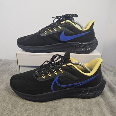 Nike Air Zoom Pegasus 39 Mens 10.5Running Shoes Black Blue Yellow CD0230-005