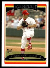 2006 Topps Anthony Reyes Rookie St. Louis Cardinals #303