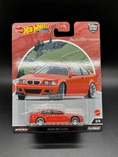 Hot Wheels Premium 2022 Car Culture "Auto Strasse" BMW M3 E46 1:64 Diecast Car