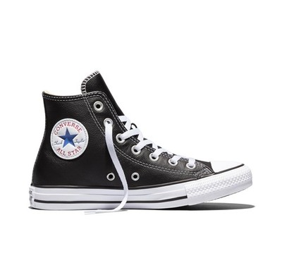 Converse Unisex Adult Chuck Taylor All Star Leather High Top Sneaker Black