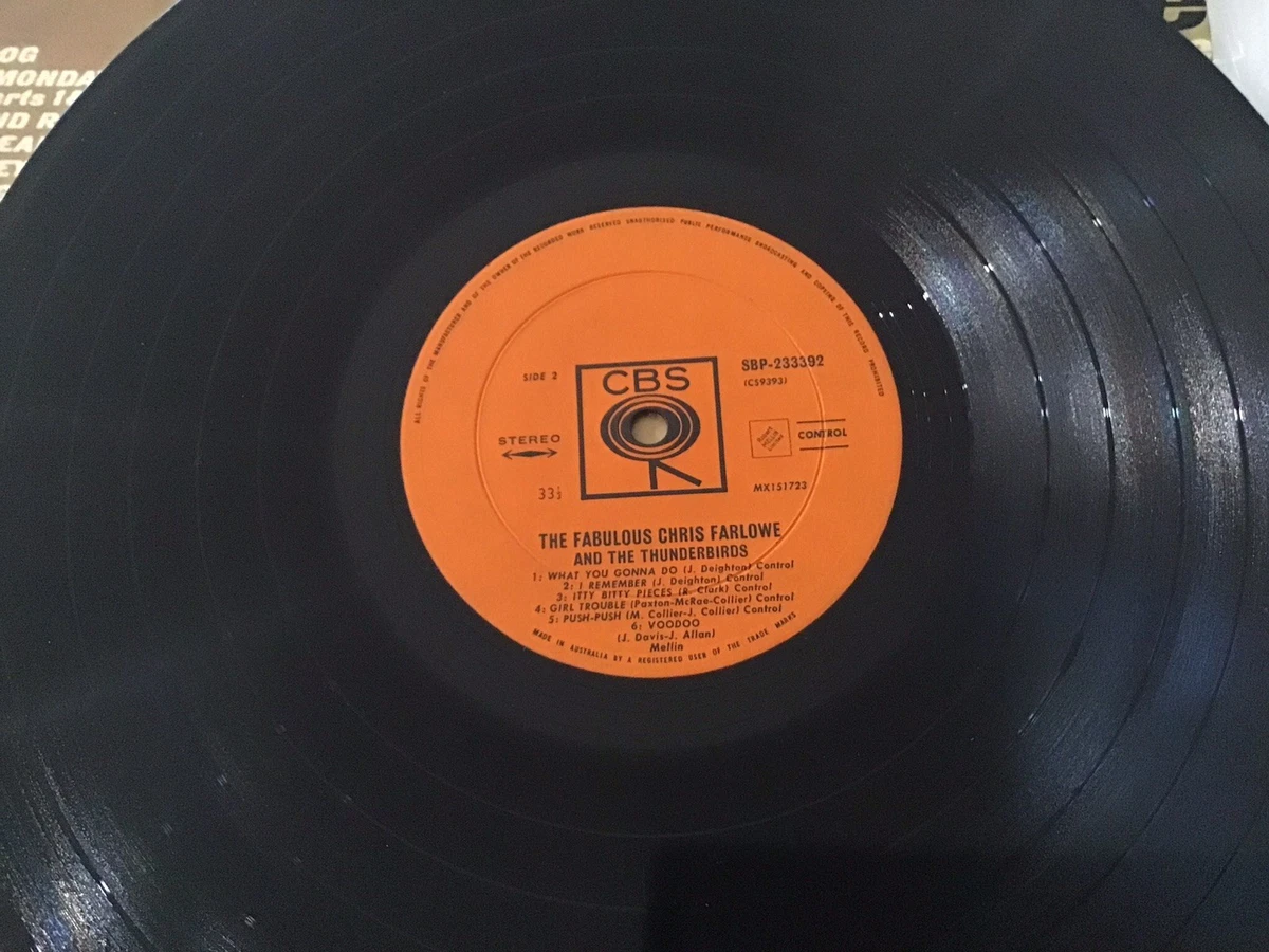 The Fabulous Chris Farlowe Stereo 233392 Ex VG Vinyl Record LP