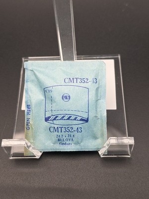 G-S Watch Crystal CMT352-43 Bulova Gedney 24.2X21.4