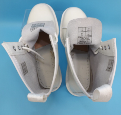 Dr Martens 1460 Pascal MONO All White Leather Boots Size Men  display picture 2