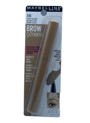 Maybelline New York Brow Fiber Pomade Crayon Eyebrow Makeup, 248 Light Blonde