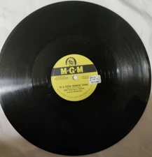 Jerry (Fish Horn) Jerome, Jazz MGM 78rpm - In A Little Spanish Town/Honey Vg++