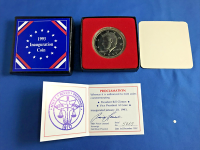 Hutt River 1993 Bill Clinton 5 Dollars 1oz Silver Nickel Coin