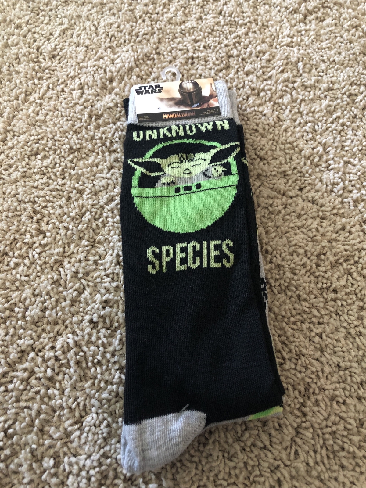 PONY Calze Disney Baby Yoda 2 paia taglia 6 12 Star Wars Mandalorian