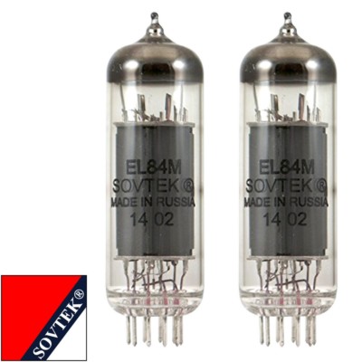 New Current Matched Pair 2x Sovtek EL84M / 6BQ5WA = 7189 Tubes