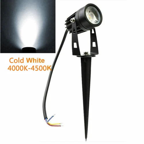 240V LED Mains Garden Spot Lights Outdoor Yard Lawn Waterproof Ground Spotlight - Picture 13 of 14