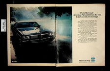 1972 Plymouth Fury Cold Foggy Morning Car Vintage Print Ad 22971