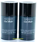 Lot of 2 - Cool Water by Davidoff 2.4 oz *Deodorant Stick* Men Brand New Sealed
