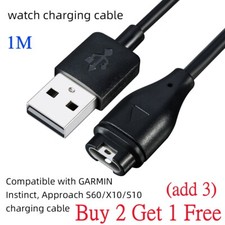 Watch Fast Charge Charging Cable for Garmin Instinct, Approach S60 X10 S10 PD