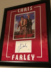 VERY RARE CHRIS FARLEY SIGNED JSA LOA DISPLAY AUTO AUTOGRAPH BAS PSA BLACK SHEEP