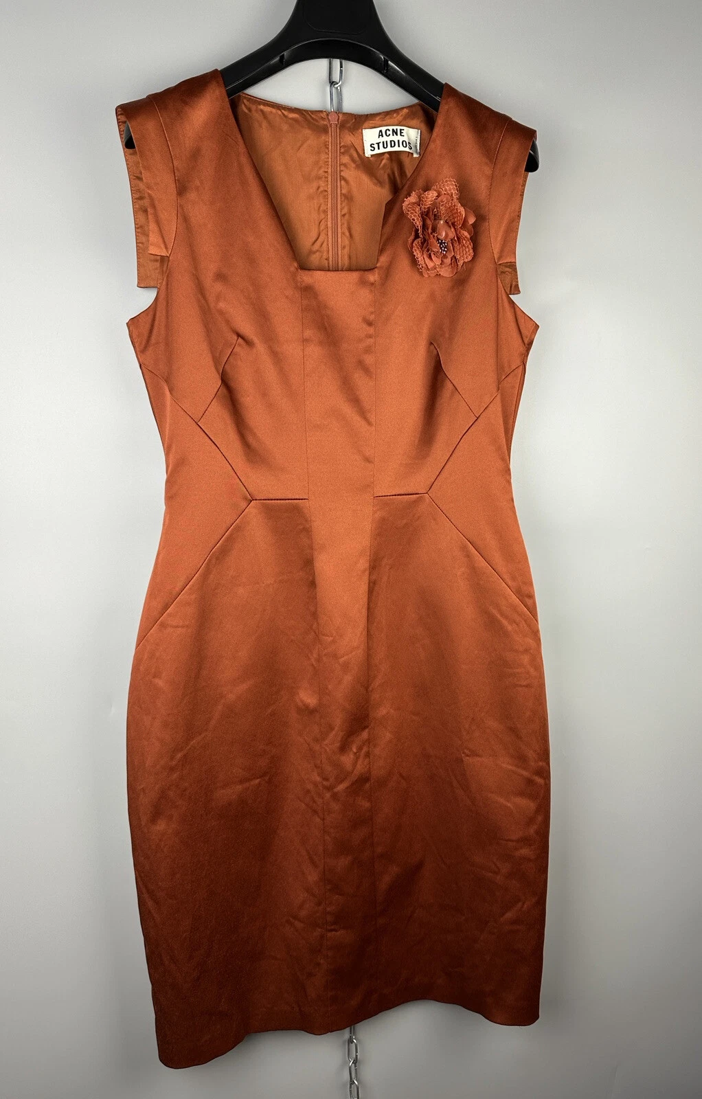 Abito canotta casual da donna Acne Studios cotone senza maniche taglia L