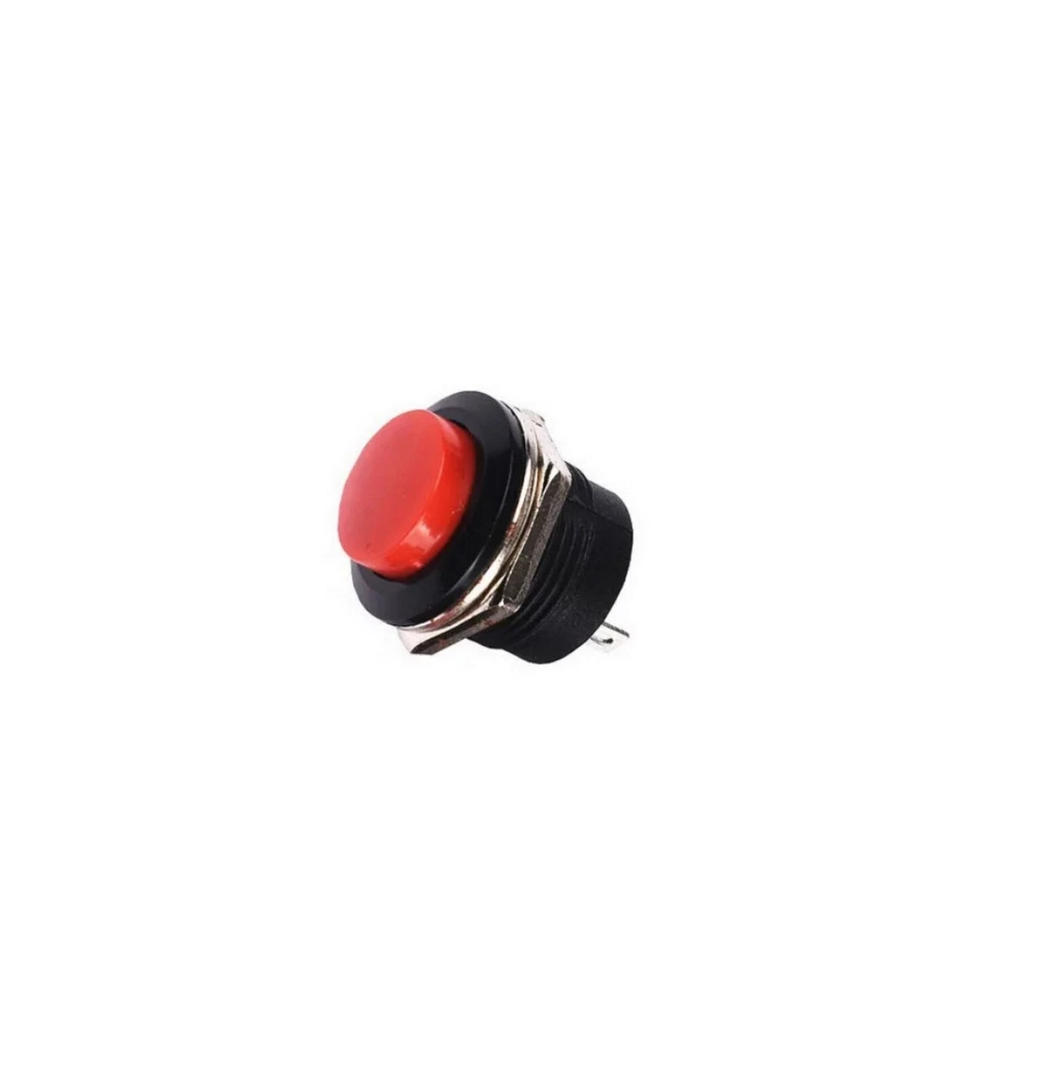 Druck-Taster Chrom, max 3A -125V, Schließer Push-ON, Drucktaster Taste