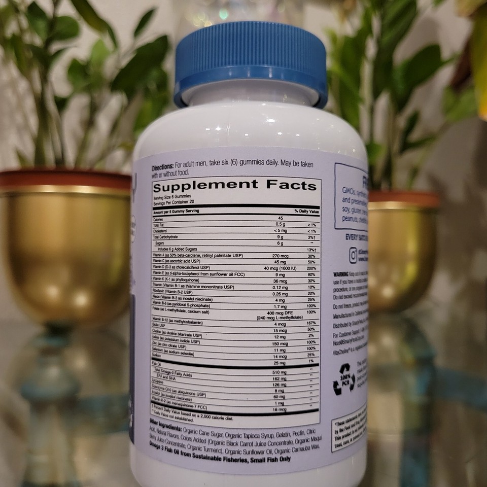 Smarty Pants Men's Formula Multifunction 120 Gummies 851356004750 eBay