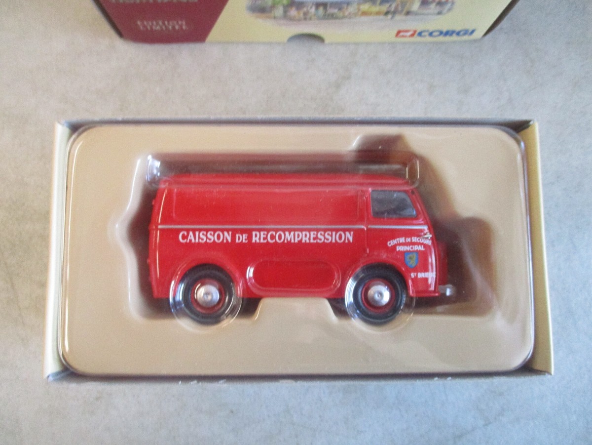 Miniature Corgi 1/43 – Peugeot D3A ST Brieuc – Van Caisson De Recompression – Occasion