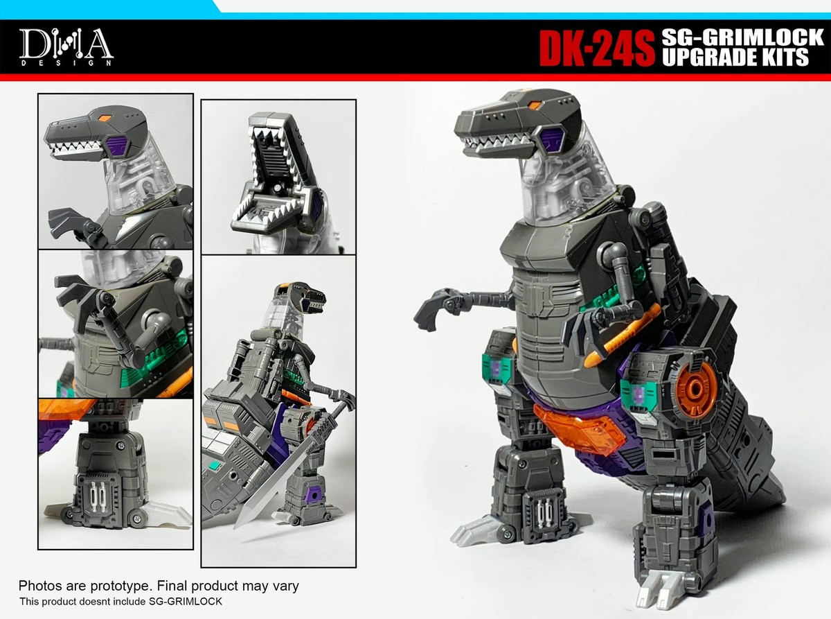 トランスフォーマー シャッタードグラス グリムロック ＆ dna dk-24s For Shattered Glass Grimlock UPGRADE KITS DNA Design DK-24S