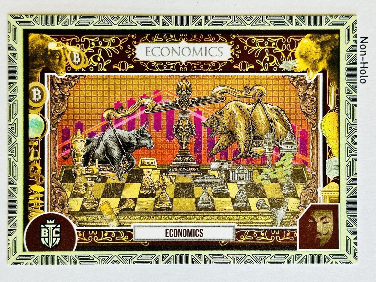 ECONOMICS #15 2024 Bitcoin Trading Cards Spirit Of Satoshi BASE /556
