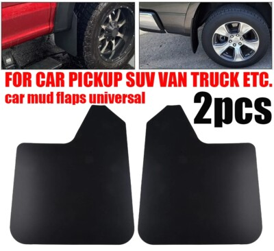 #ad #ad Universal Mud Flaps For Car Pickup Van Truck Mudguards Splash Guards Mudflaps x2 $22.84