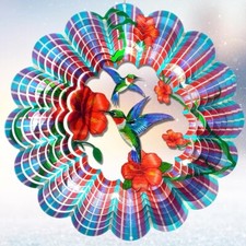 Wind Spinner Hummingbird Gift D cor 12  3D