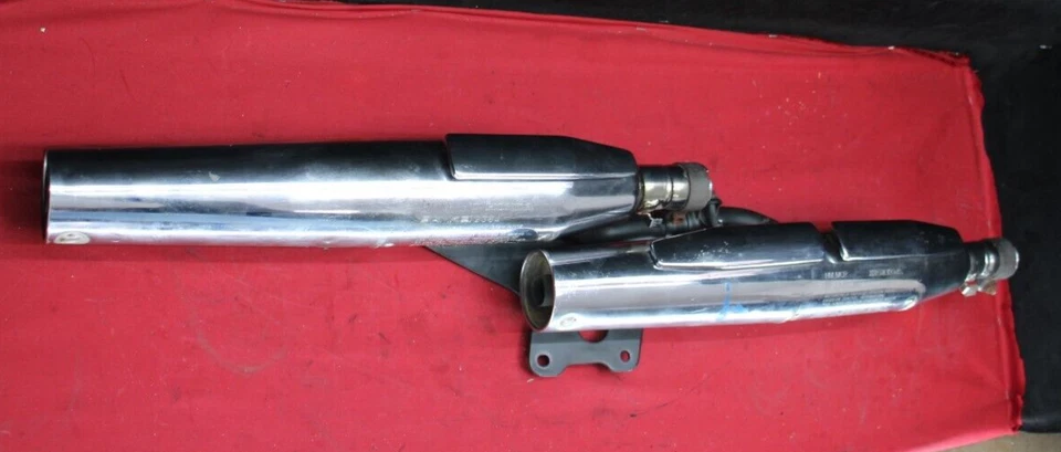 2001 - 2007 Honda Shadow Spirit 750 Front / Rear Mufflers #2220 - Image 2 of 4