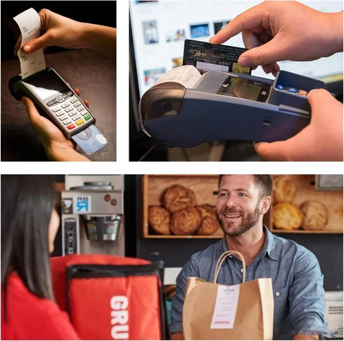 2 1/4" x 165' Thermal Receipt Paper 50 Rolls Cash Register POS Credit Card Tape - Picture 6 of 7