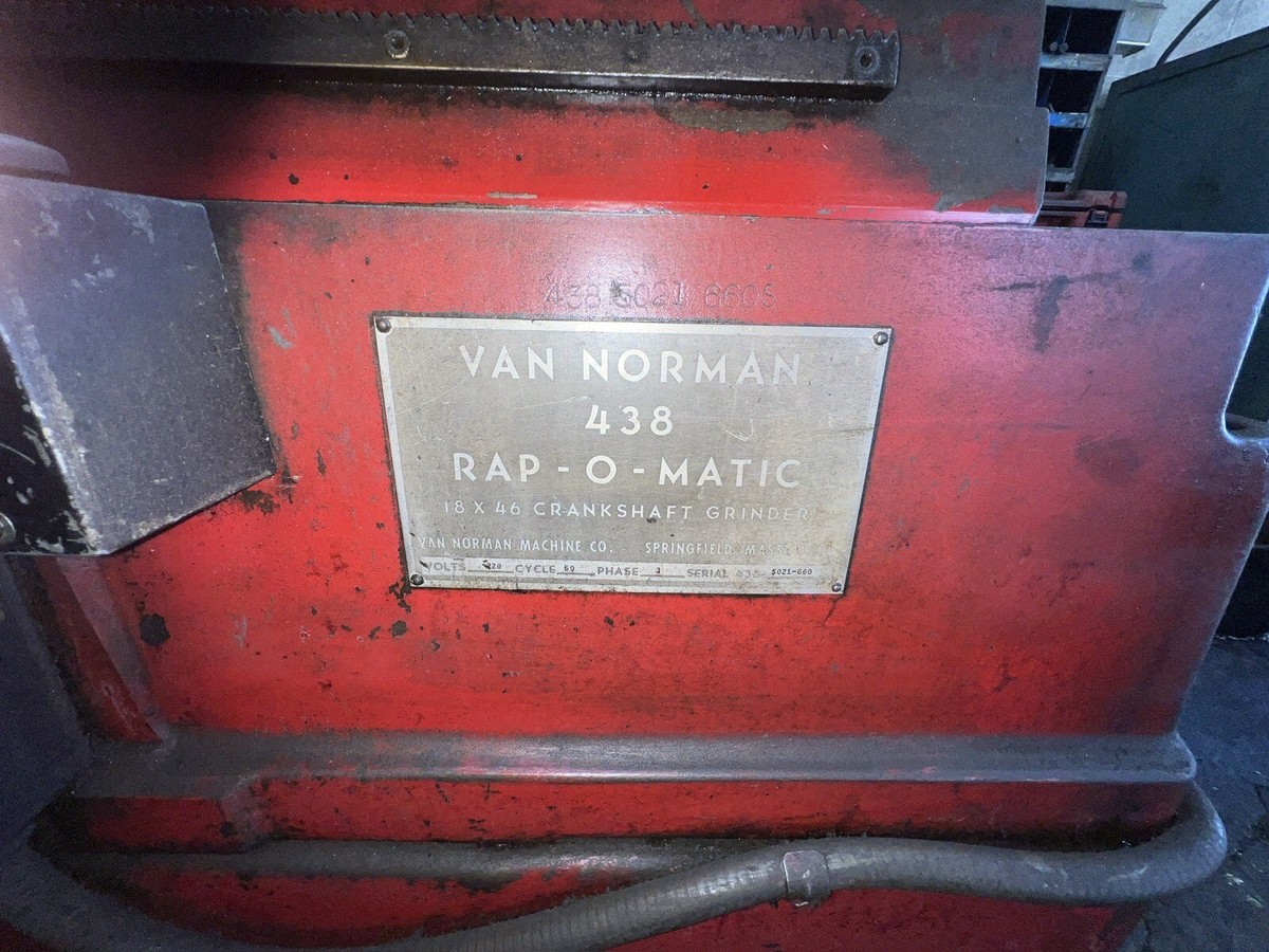 van norman 438 Crankshaft Grinder | eBay