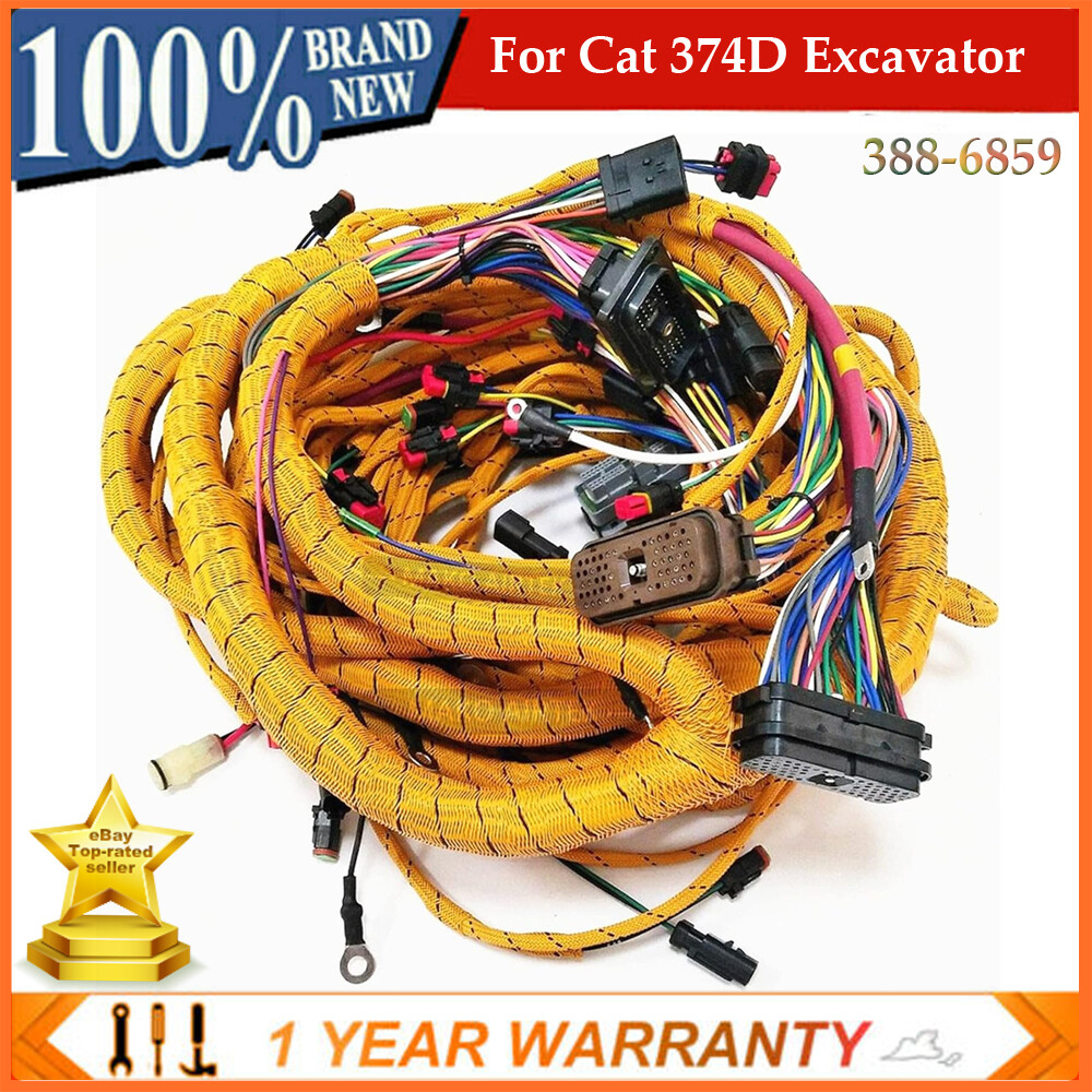 388-6859 Wiring Harness Assembly For Caterpillar Excavator E374D