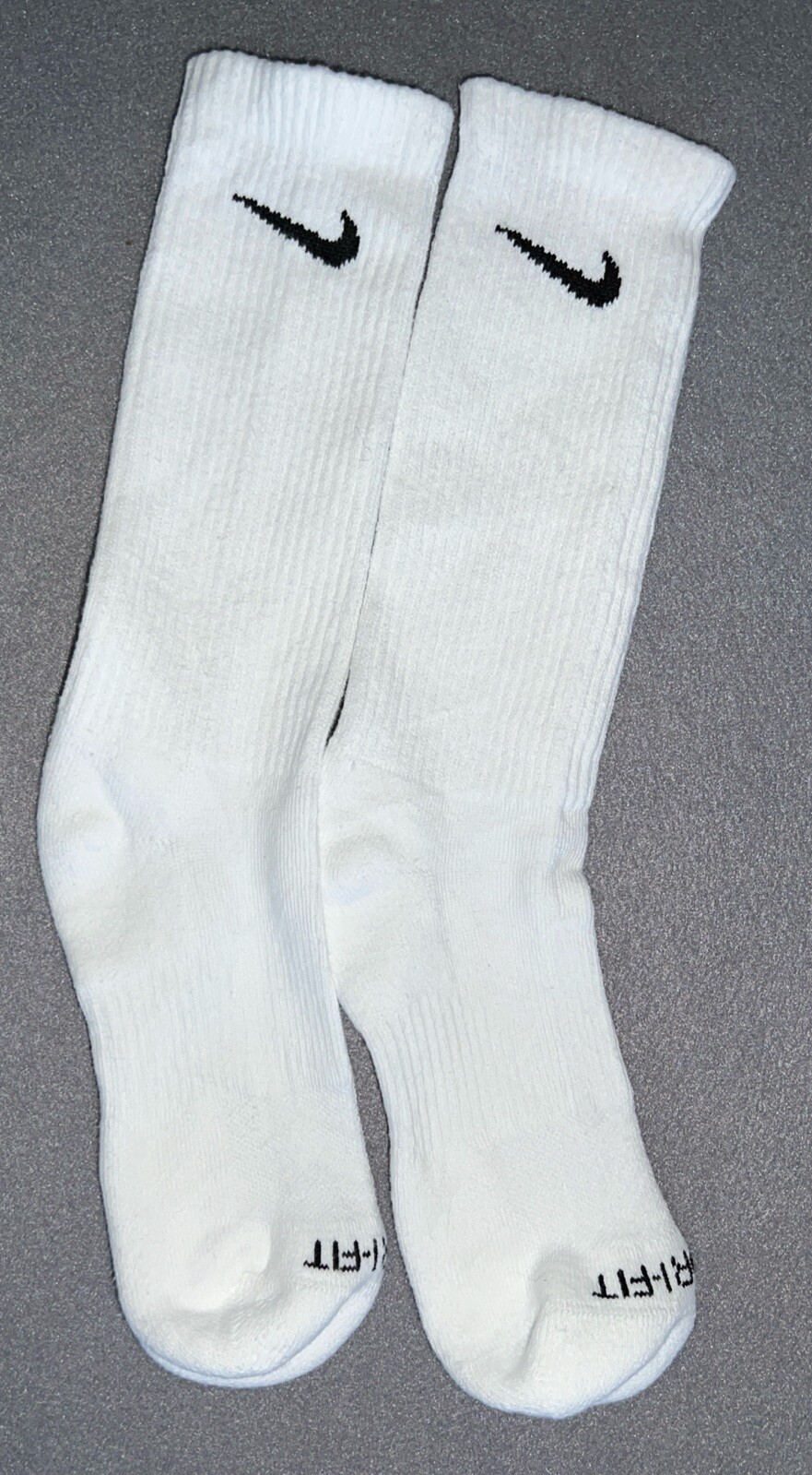 Nike Men's Socks Everyday Athletic Fitness Crew 5 pairs white white 6-8