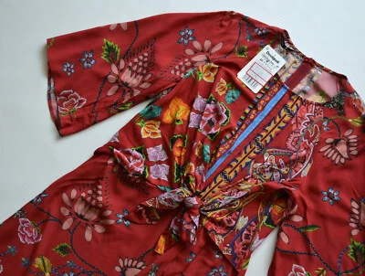 NEW DESIGUAL Women's Dress Damen Kleid Sommer Dress Floral Pattern Gr.40 Viskose - Bild 1 von 4