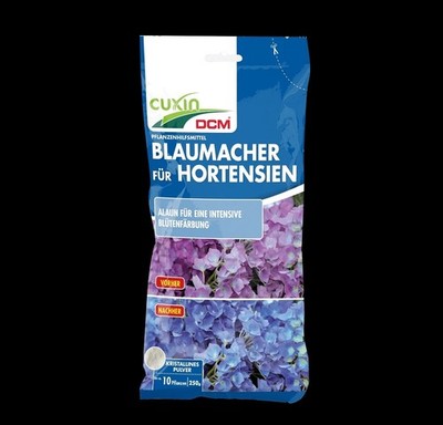 Cuxin DCM Blaumacher für Hortensien 250 g Pflanzenhilfsmittel Alaun Blaufärbung