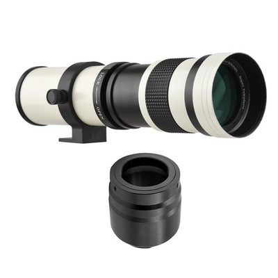 Camera MF Super Telephoto Zoom Lens F/8.3-16 420-800mm T2 Mount