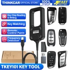 THINKCAR TKEY101 Key Fob Programmer Car All Keys Lost Coding Tool With 6 Remotes